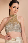 Divine Sequins Top and Baggy Pant Closeview