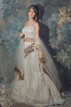 Off white Pre-Bridal Lehenga with Blouse Size - M - Q by Sonia Baderia
